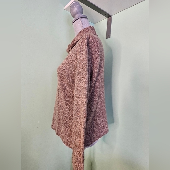 WOOLRICH women's medium sweatshirt cowl neck sweater wool blend - Picture 3 of 5